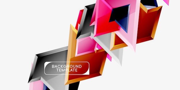 Fondo de diseño geométrico mínimo