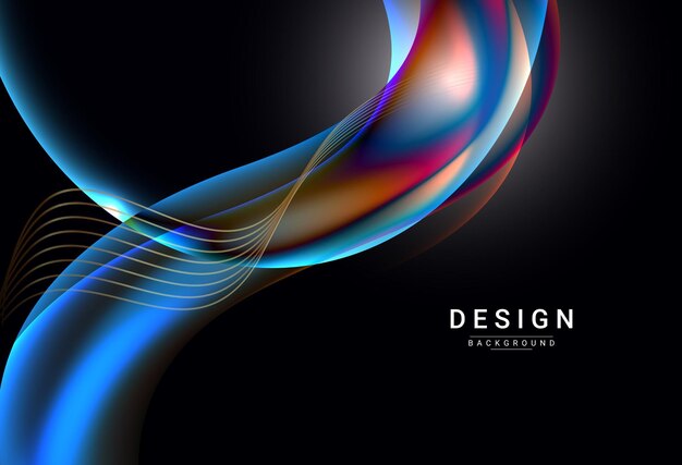 Fondo de diseño de ilustración de vector de imagen colorida geométrica abstracta
