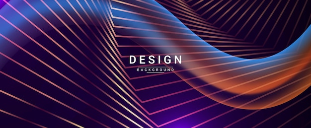 Fondo de diseño de ilustración de vector de imagen colorida geométrica abstracta
