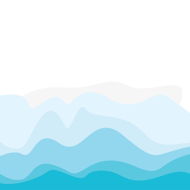 Fondo de diseño de ilustración de vector de onda de agua abstracta de vector