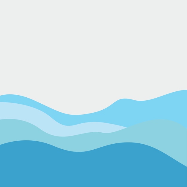 Fondo de diseño de ilustración de vector de onda de agua abstracta de vector
