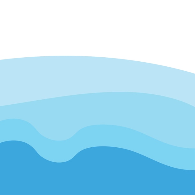Fondo de diseño de ilustración de vector de onda de agua abstracta