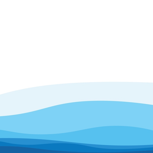 Fondo de diseño de ilustración de vector de onda de agua abstracta