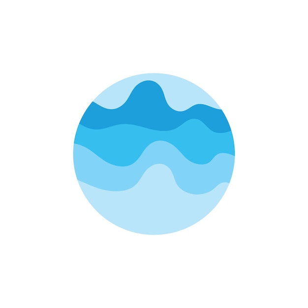 Fondo de diseño de ilustración de vector de onda de agua abstracta
