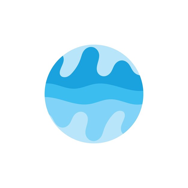 Fondo de diseño de ilustración de vector de onda de agua abstracta