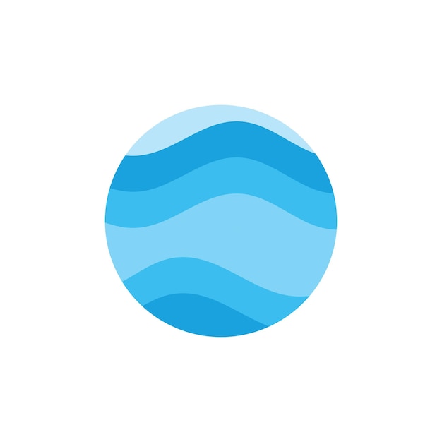 Fondo de diseño de ilustración de vector de onda de agua abstracta