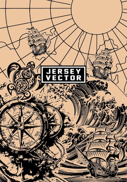 El fondo del diseño de Jersey
