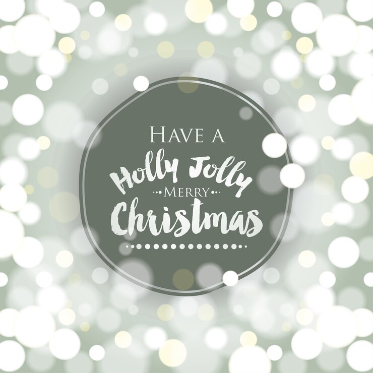 Vector fondo de diseño de luces de plata de navidad