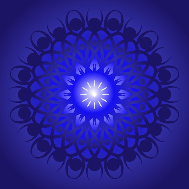 Fondo de diseño de mandala de color dorado ornamental de lujo