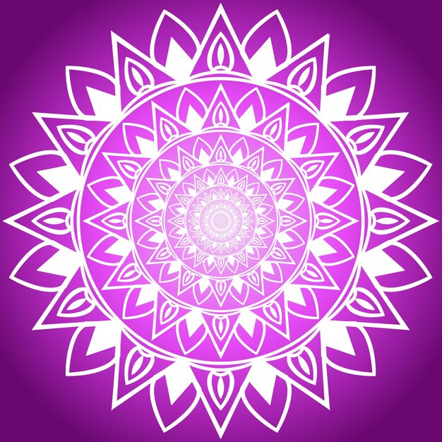 Fondo de diseño de mandala de color dorado ornamental de lujo