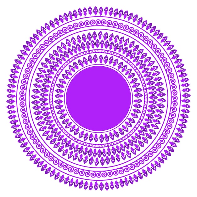 Fondo de diseño de mandala colorido ornamental de lujo de vector