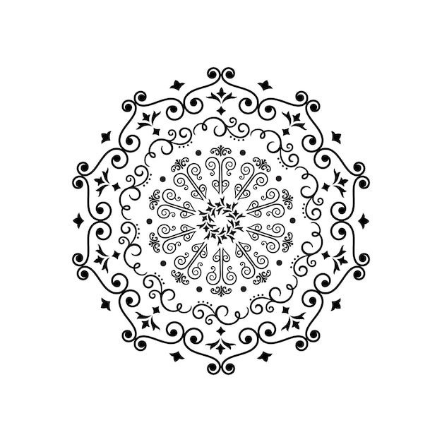Fondo con diseño de mandala decorativo