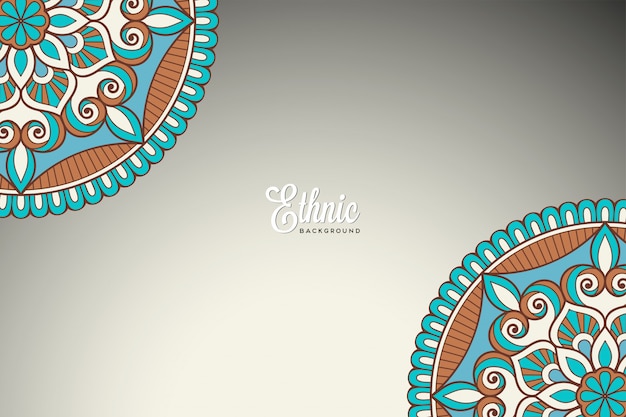 Fondo de diseño de mandala ornamental de lujo en color dorado