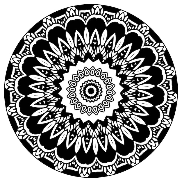 Fondo de diseño de mandala ornamental de lujo. Patrones de Terapia Antiestrés