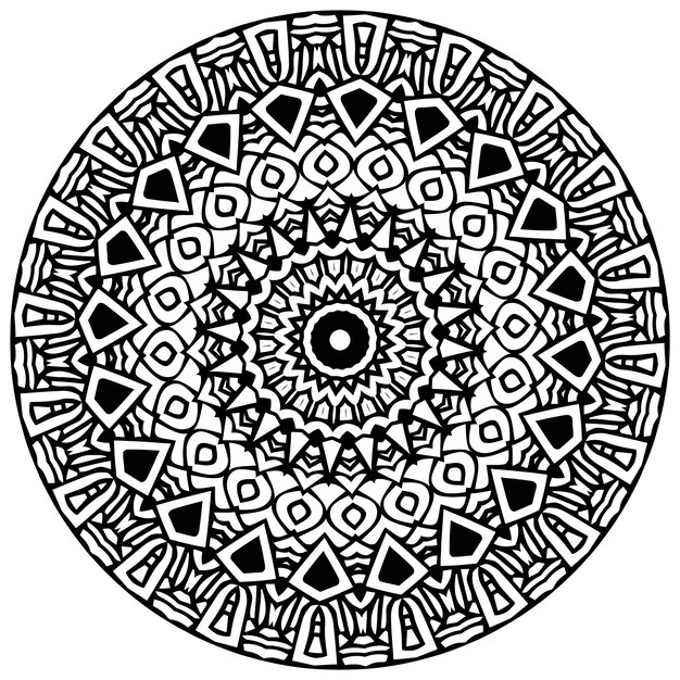 Fondo de diseño de mandala ornamental de lujo. Patrones de Terapia Antiestrés