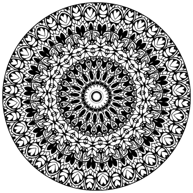 Fondo de diseño de mandala ornamental de lujo. Patrones de Terapia Antiestrés