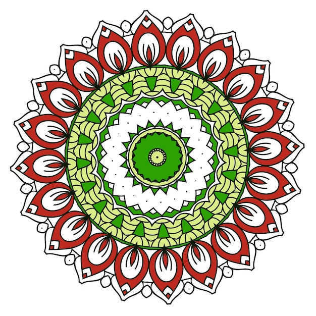 Fondo de diseño de mandala ornamental de lujo. Patrones de Terapia Antiestrés