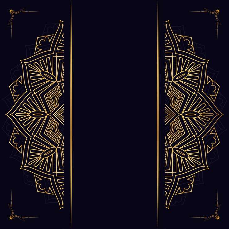 Fondo de diseño de mandala ornamental de lujo en vector de color dorado