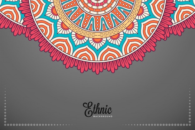 Fondo de diseño de mandala ornamental de lujo en vector de color oro