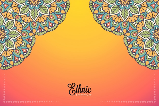 Fondo de diseño de mandala ornamental de lujo en vector de color oro