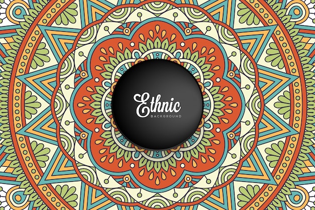 Fondo de diseño de mandala ornamental de lujo en vector de color oro