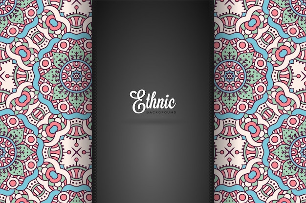 Fondo de diseño de mandala ornamental de lujo en vector de color oro