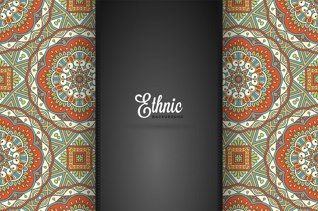 Fondo de diseño de mandala ornamental de lujo en vector de color oro