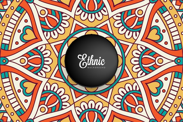 Fondo de diseño de mandala ornamental de lujo en vector de color oro