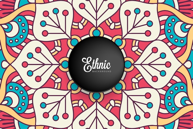 Fondo de diseño de mandala ornamental de lujo en vector de color oro