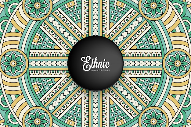 Fondo de diseño de mandala ornamental de lujo en vector de color oro