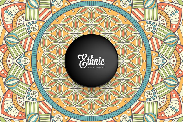 Fondo de diseño de mandala ornamental de lujo en vector de color oro
