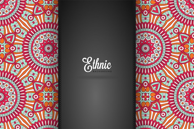 Fondo de diseño de mandala ornamental de lujo en vector de color oro