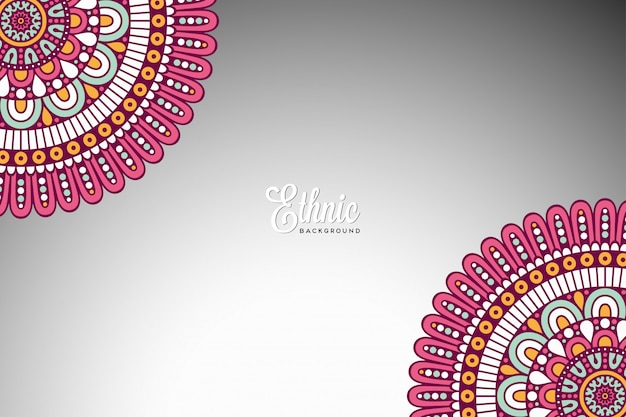 Fondo de diseño de mandala ornamental de lujo en vector de color oro