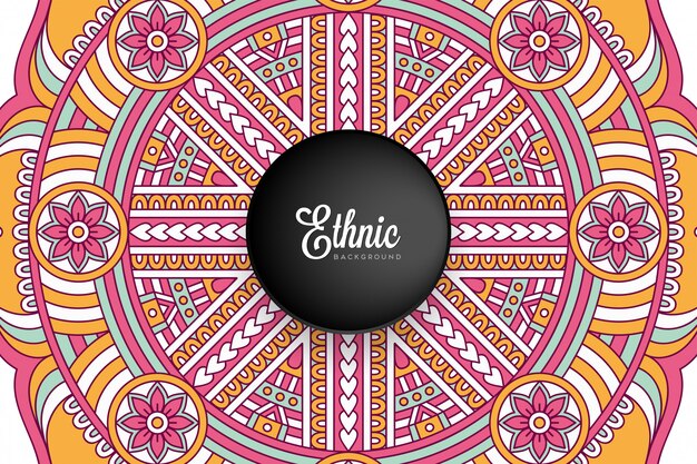 Fondo de diseño de mandala ornamental de lujo en vector de color oro