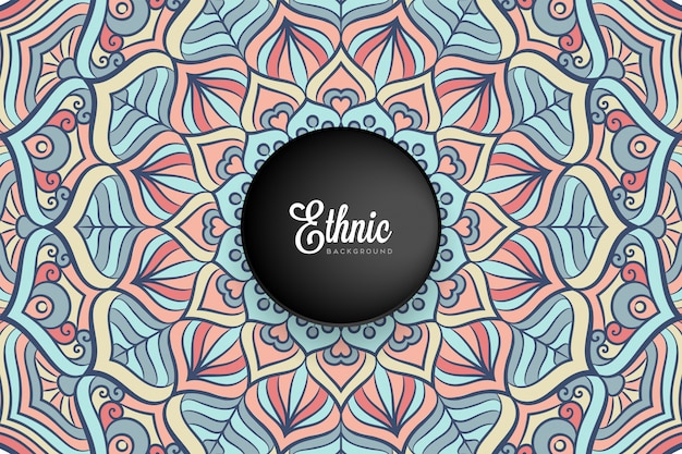 Fondo de diseño de mandala ornamental de lujo en vector de color oro