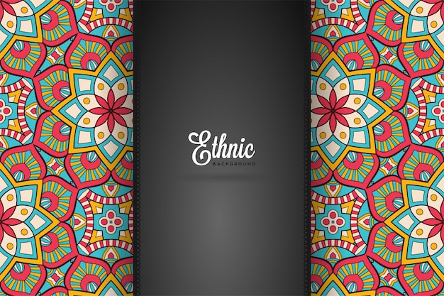 Fondo de diseño de mandala ornamental de lujo en vector de color oro