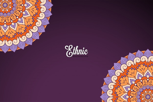 Fondo de diseño de mandala ornamental de lujo en vector de color oro