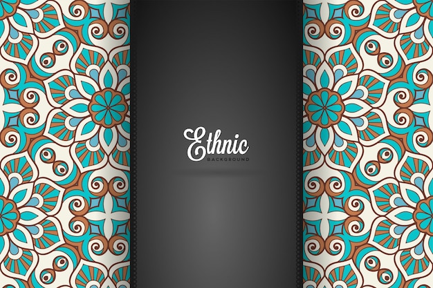 Fondo de diseño de mandala ornamental de lujo en vector de color oro