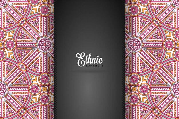 Fondo de diseño de mandala ornamental de lujo en vector de color oro