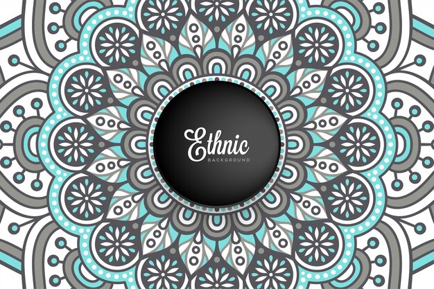 Fondo de diseño de mandala ornamental de lujo en vector de color oro