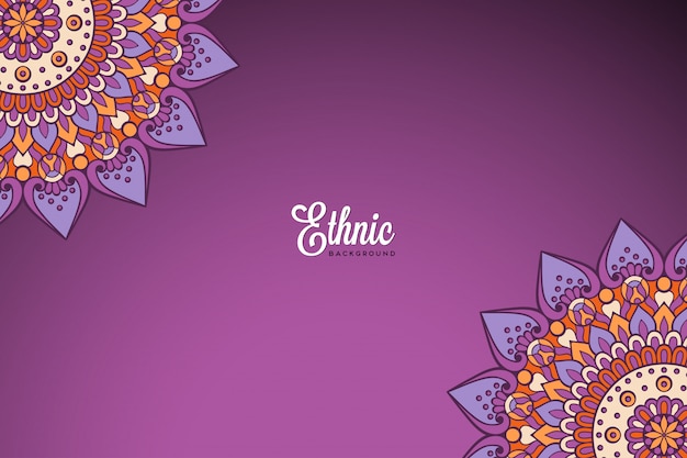 Fondo de diseño de mandala ornamental de lujo en vector de color oro