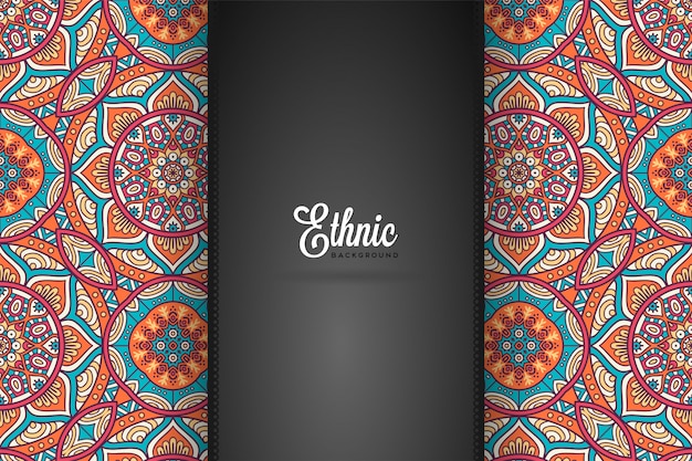 Fondo de diseño de mandala ornamental de lujo en vector de color oro