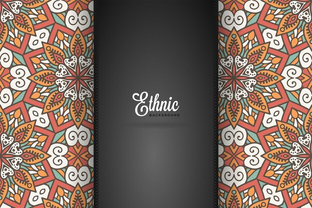 Fondo de diseño de mandala ornamental de lujo en vector de color oro