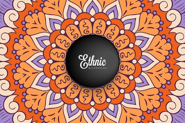 Fondo de diseño de mandala ornamental de lujo en vector de color oro