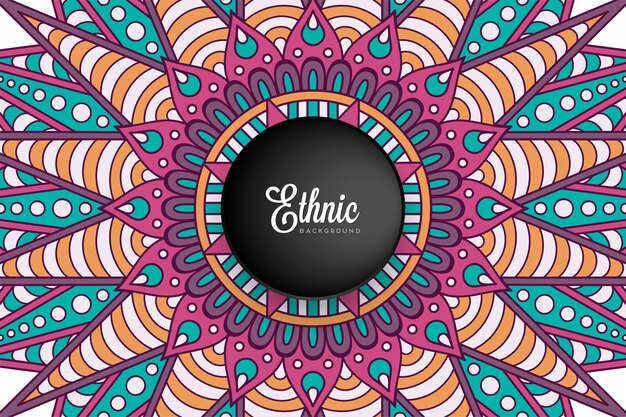 Fondo de diseño de mandala ornamental de lujo en vector de color oro