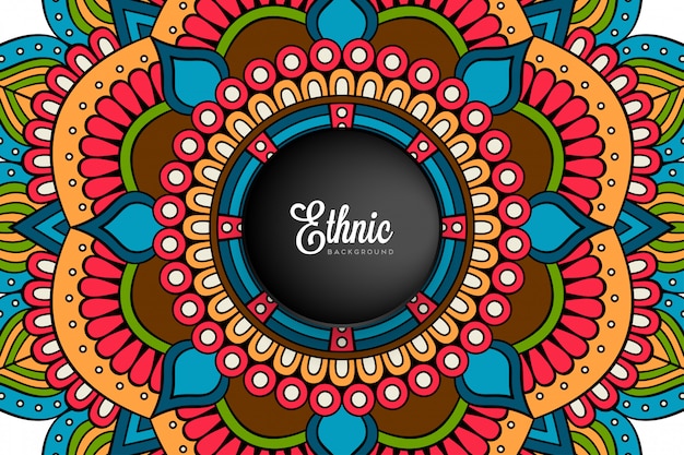 Fondo de diseño de mandala ornamental de lujo en vector de color oro