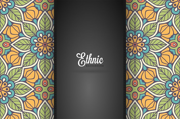Fondo de diseño de mandala ornamental de lujo en vector de color oro