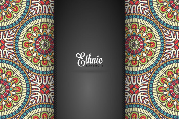Fondo de diseño de mandala ornamental de lujo en vector de color oro