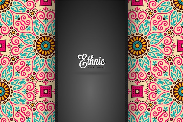 Fondo de diseño de mandala ornamental de lujo en vector de color oro