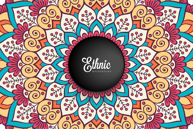 Fondo de diseño de mandala ornamental de lujo en vector de color oro